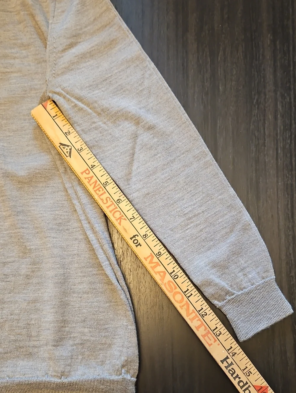 J. Crew Gray Crewneck Merino Wool Sweater